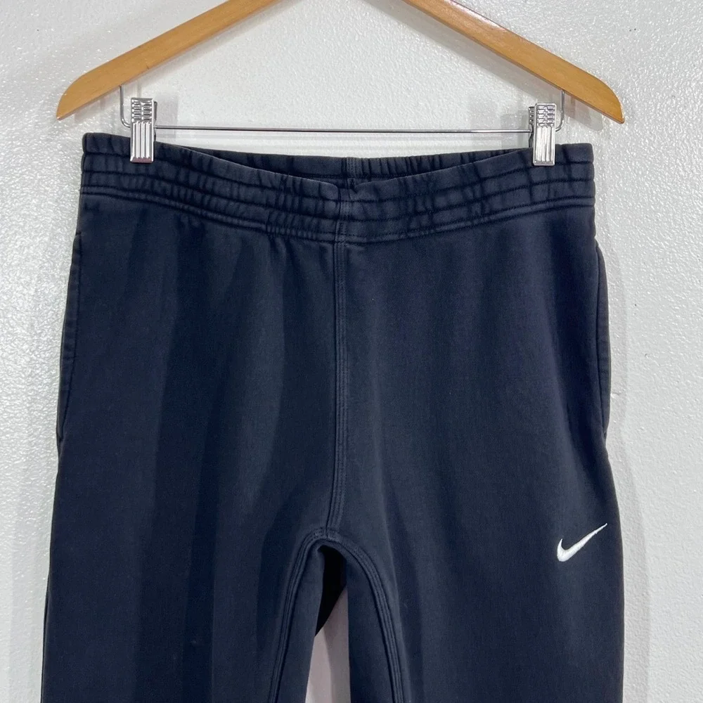Nike Club Fleece Tapered Joggers Black Men's Large Sweatpants Athletic Pants